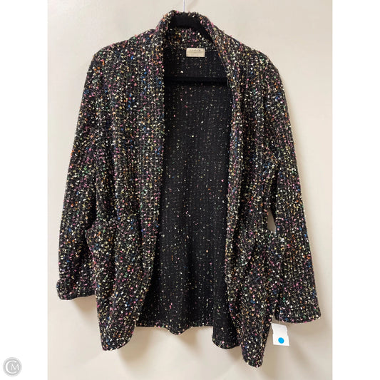 Sweater Cardigan By Clothes Mentor In Multi-colored, Size: L