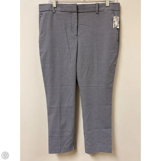 Pants Other By Ann Taylor In Blue & Cream, Size: 10p
