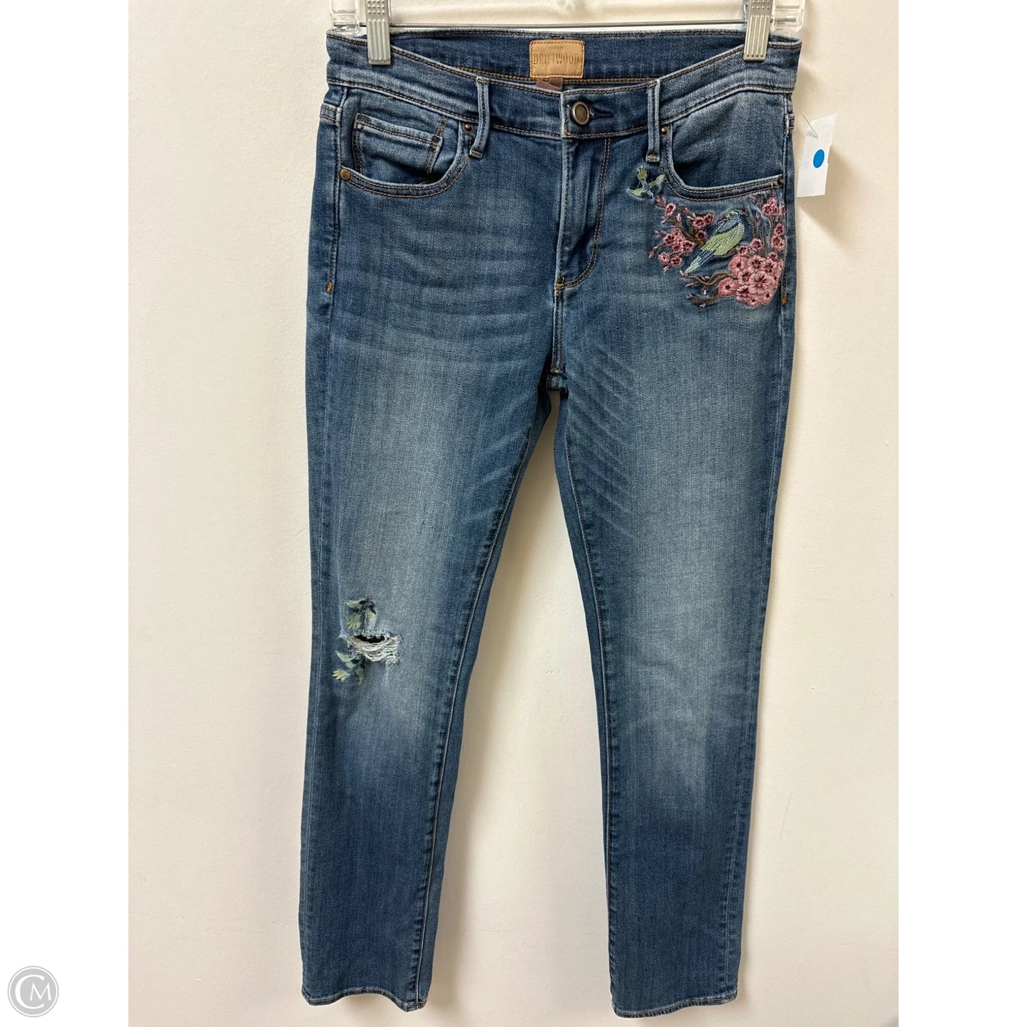 Jeans Skinny By Driftwood In Blue Denim, Size: 4
