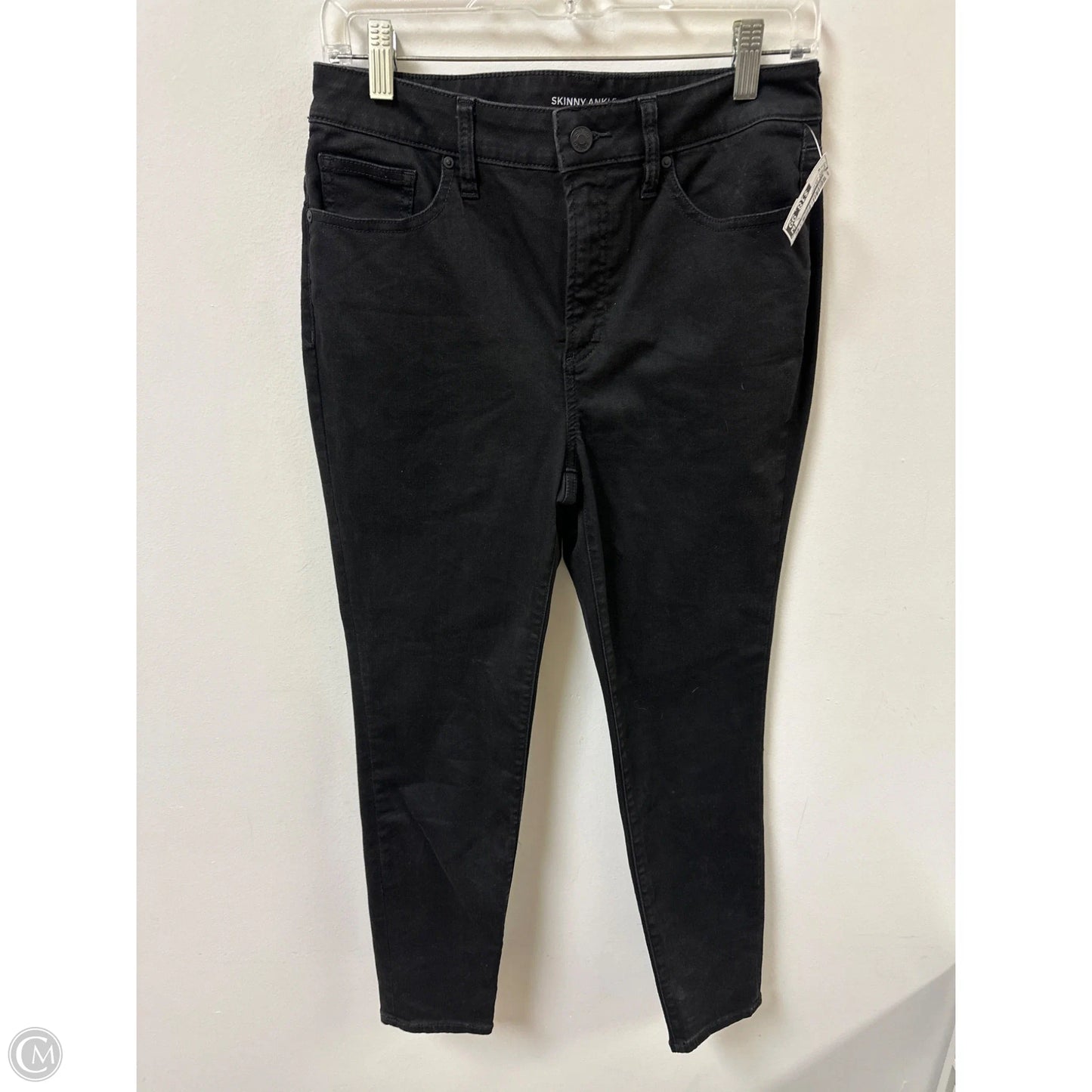 Jeans Skinny By Chicos In Black Denim, Size: 6