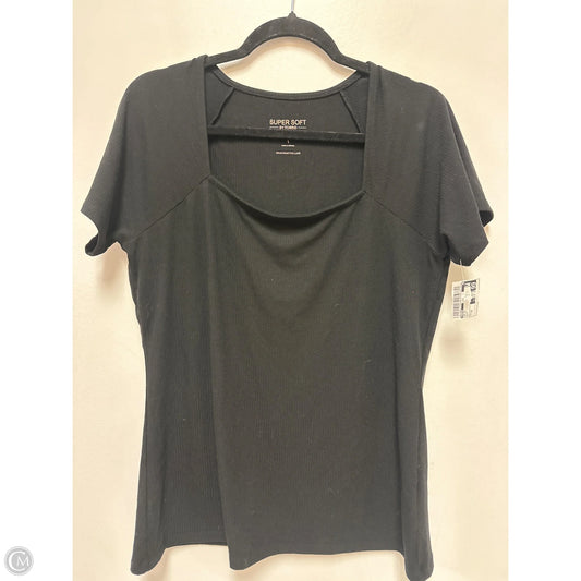 Top Short Sleeve By Torrid In Black, Size: 1x