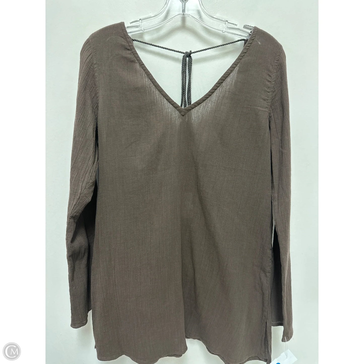 Tunic Long Sleeve By J. Crew In Brown, Size: L