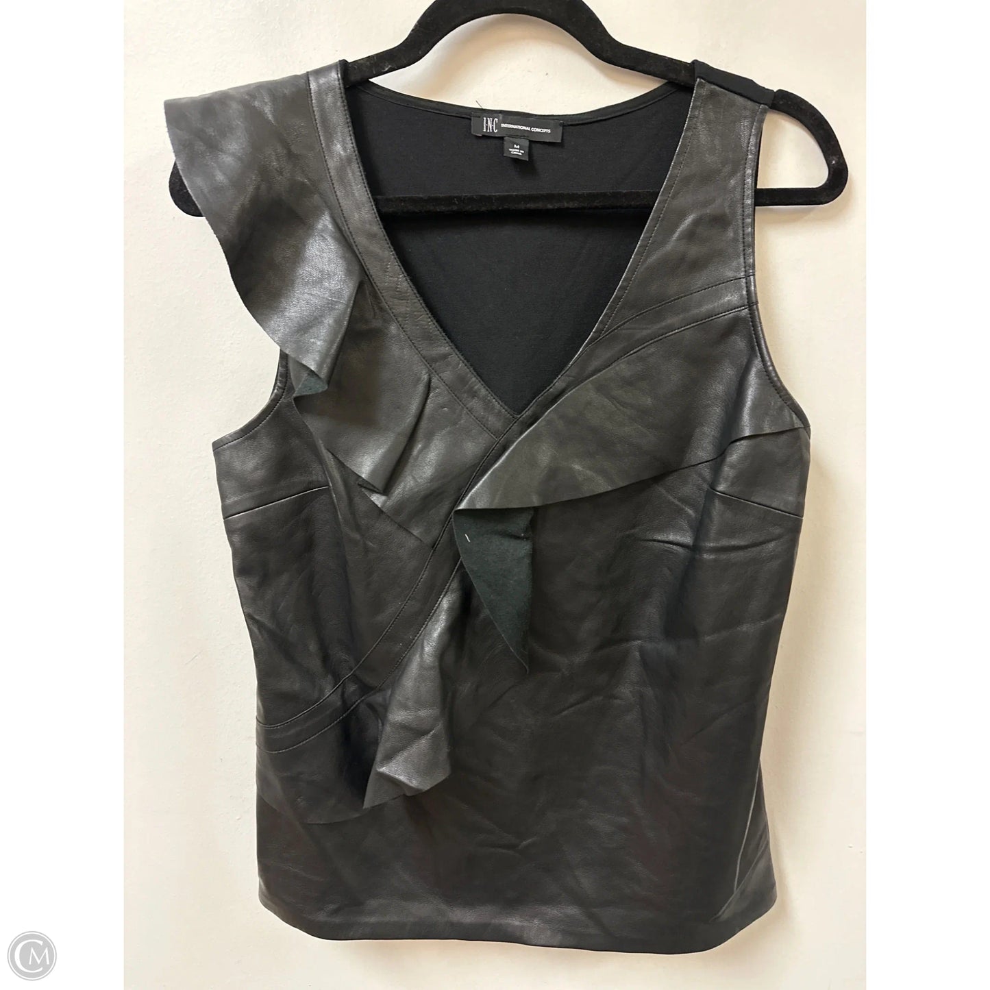 Top Sleeveless By Inc In Black, Size: M