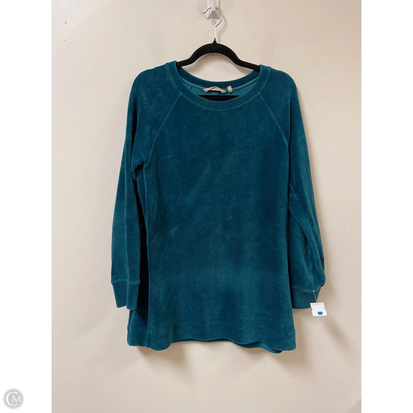 Sweater By Soft Surroundings In Teal, Size: M