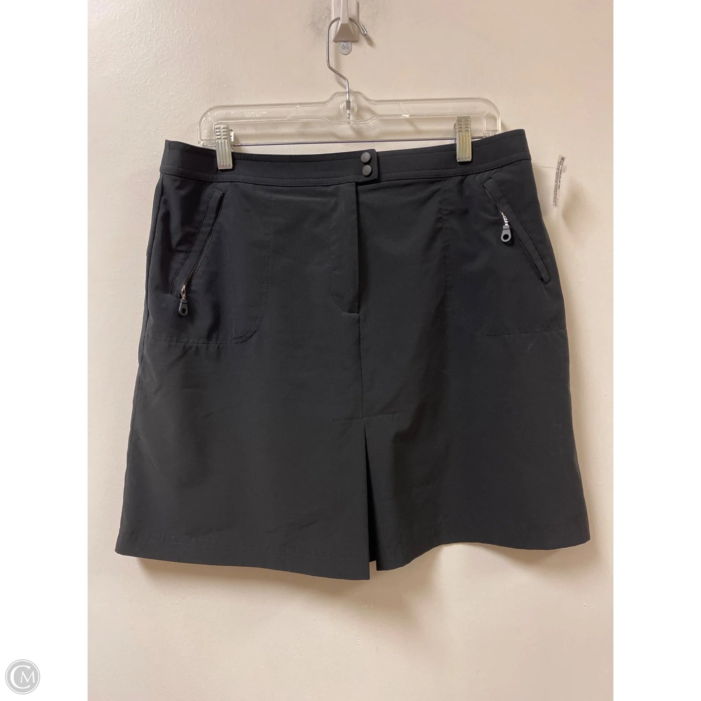 Athletic Skort By Chicos In Black, Size: 8
