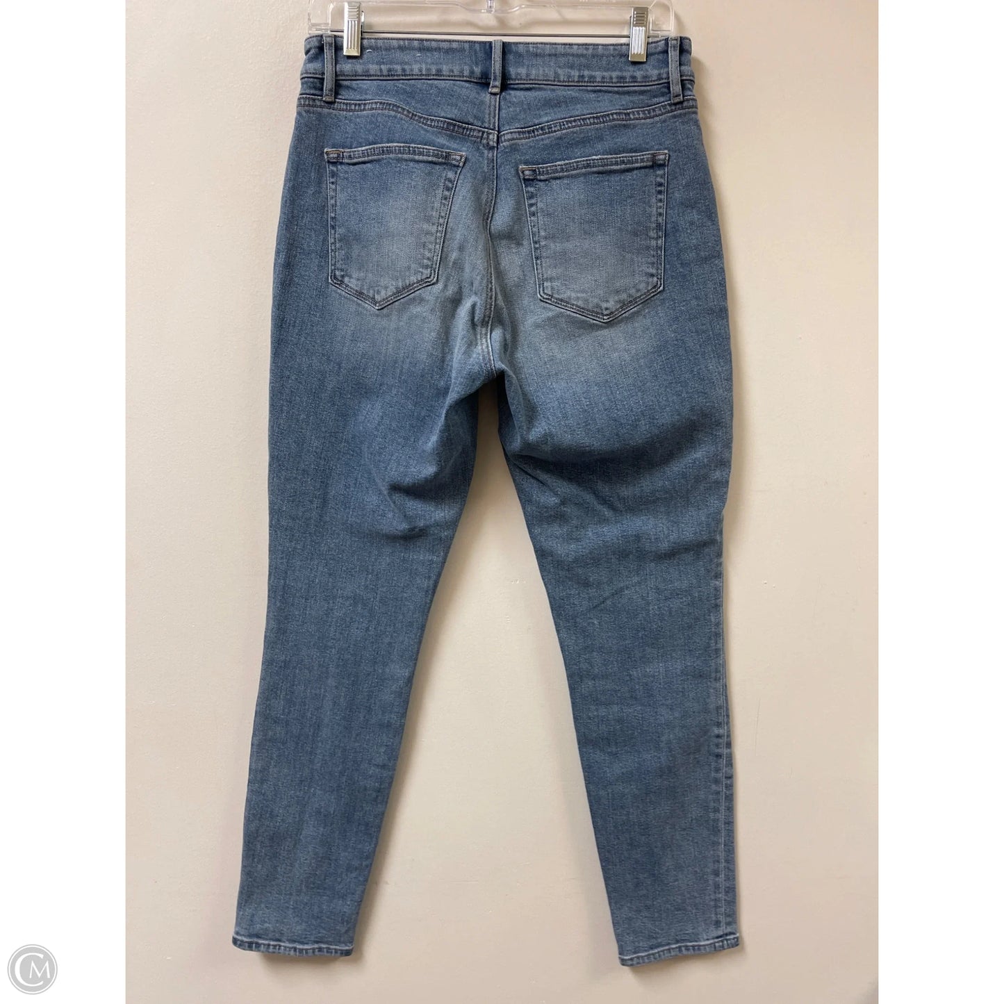 Jeans Skinny By Loft In Blue Denim, Size: 6