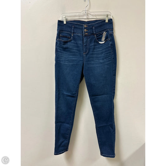 Jeans Skinny By Ann Taylor In Blue Denim, Size: 10