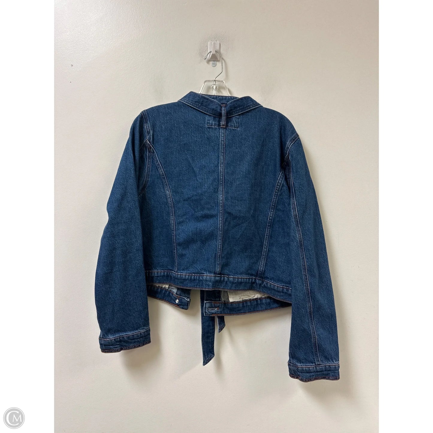 Jacket Denim By Loft In Blue Denim, Size: L
