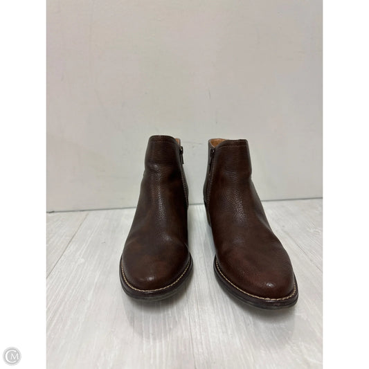 Boots Ankle Flats By White Mountain In Brown, Size: 7.5