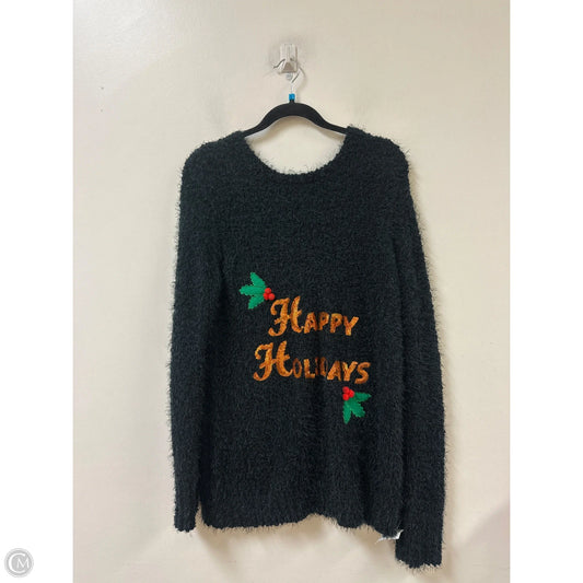 Sweater By Clothes Mentor In Black, Size: Xl