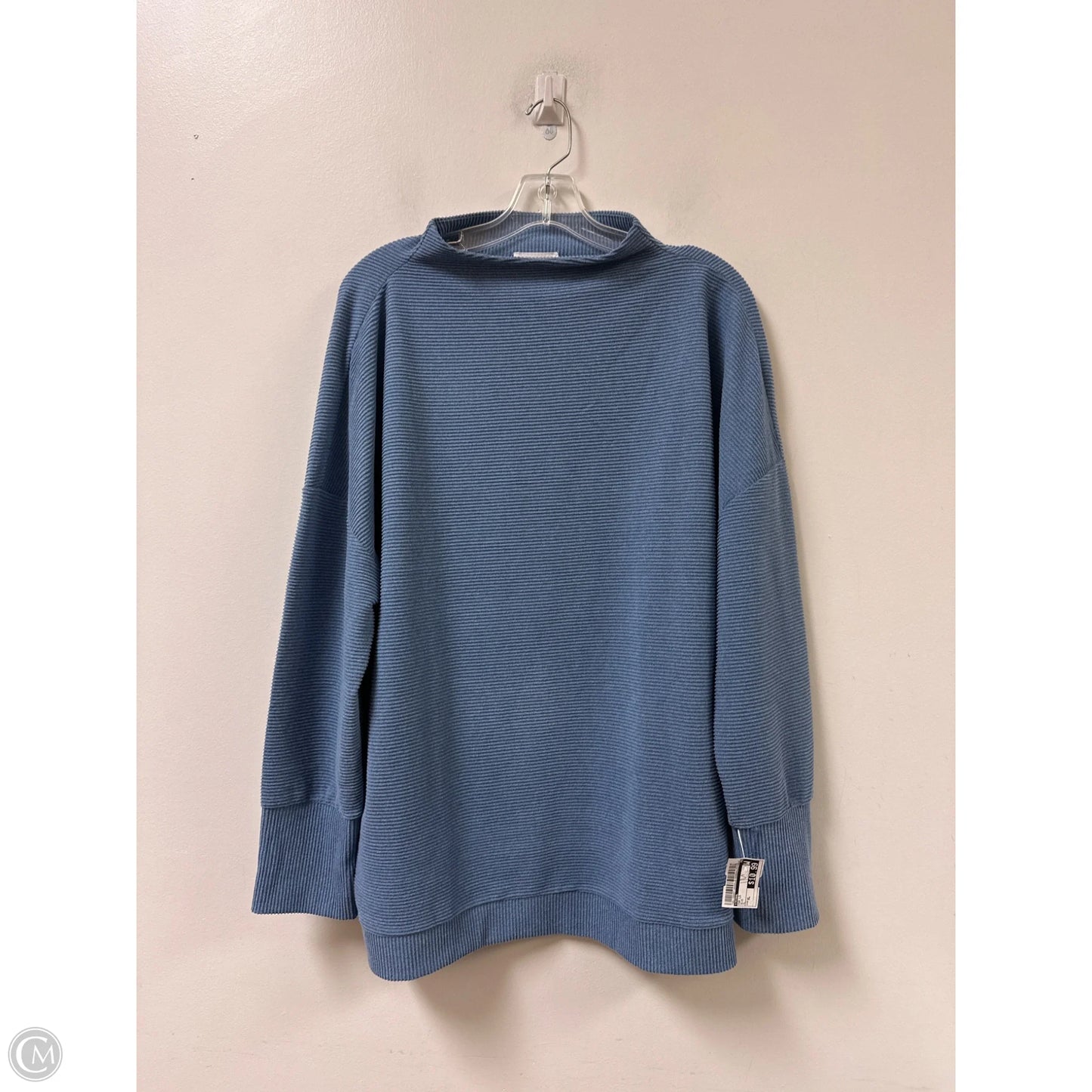 Top Long Sleeve By Tribal In Blue, Size: Xl