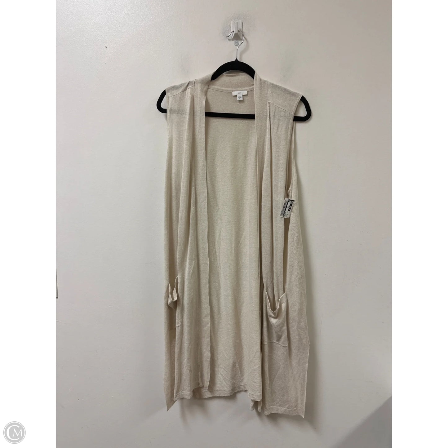 Cardigan By J. Jill In Cream, Size: Xl