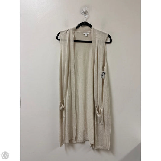 Cardigan By J. Jill In Cream, Size: Xl