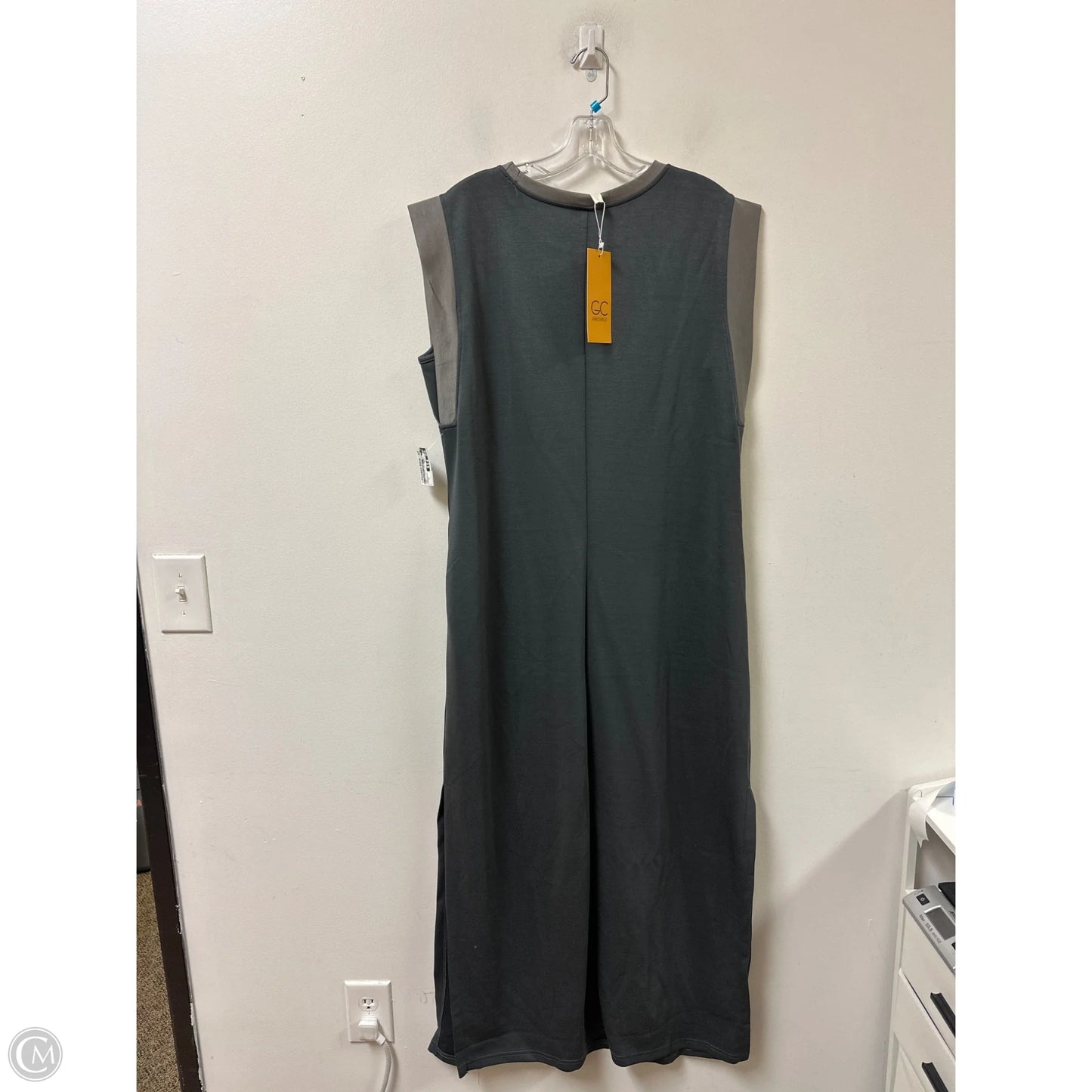 Dress Casual Maxi By Clothes Mentor In Grey, Size: Xl