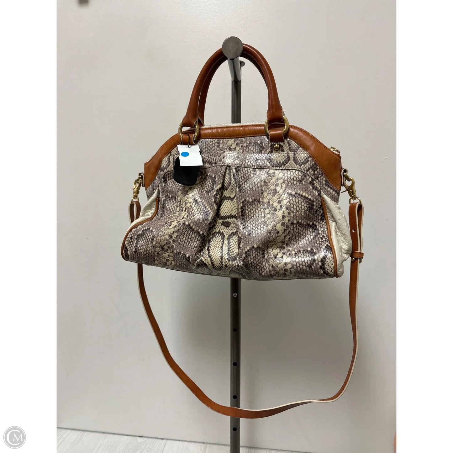 Handbag Designer By Brahmin, Size: Large