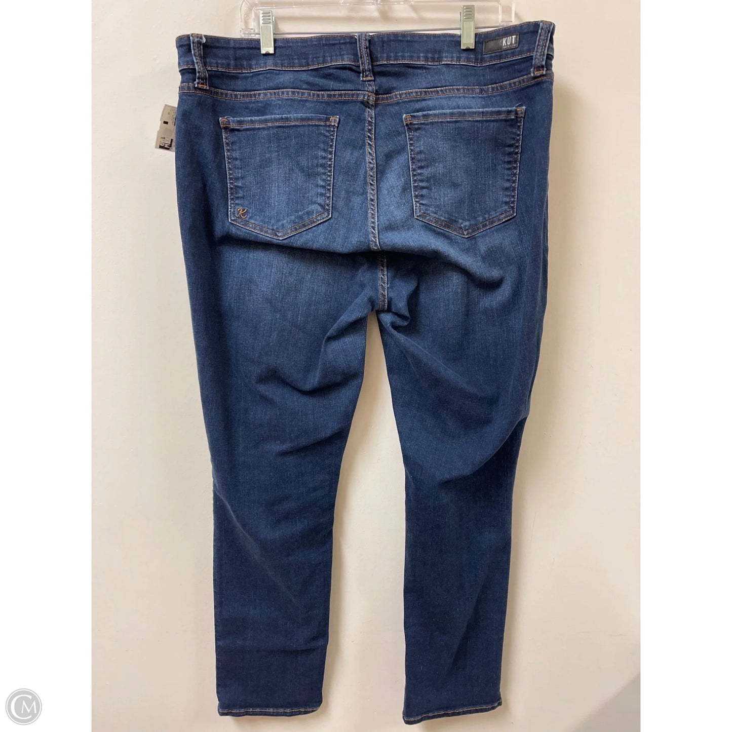 Jeans Skinny By Kut In Blue Denim, Size: 16