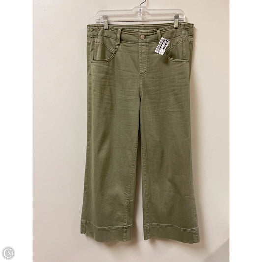 Pants Wide Leg By Chicos In Green, Size: 12