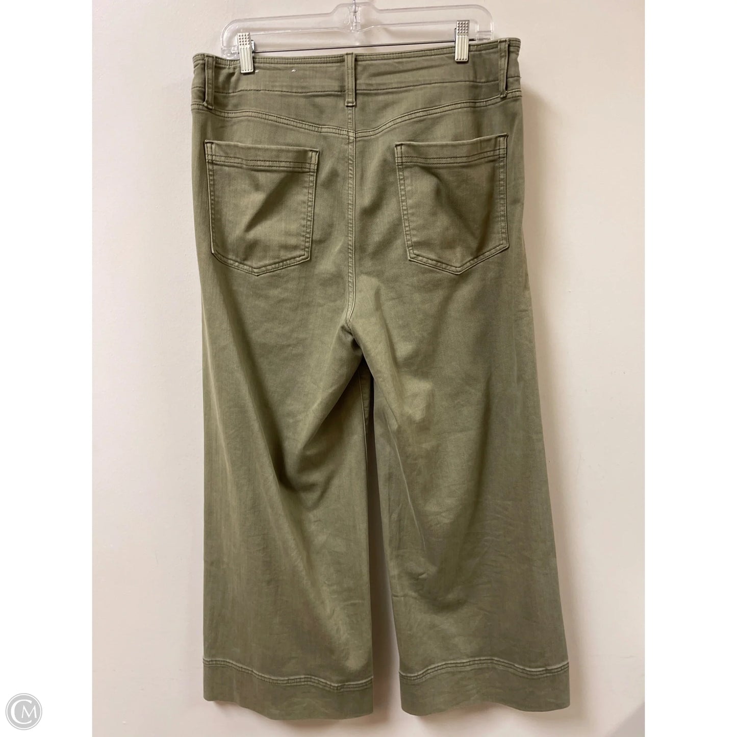Pants Wide Leg By Chicos In Green, Size: 12