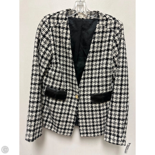 Blazer By Clothes Mentor In Black & White, Size: S