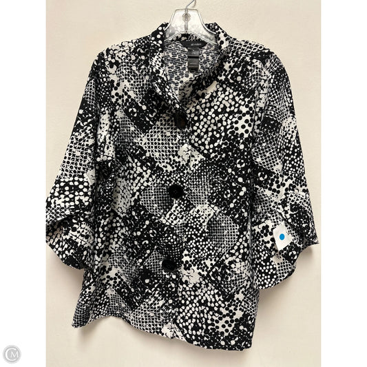 Jacket Other By Ali Miles In Black & White, Size: M