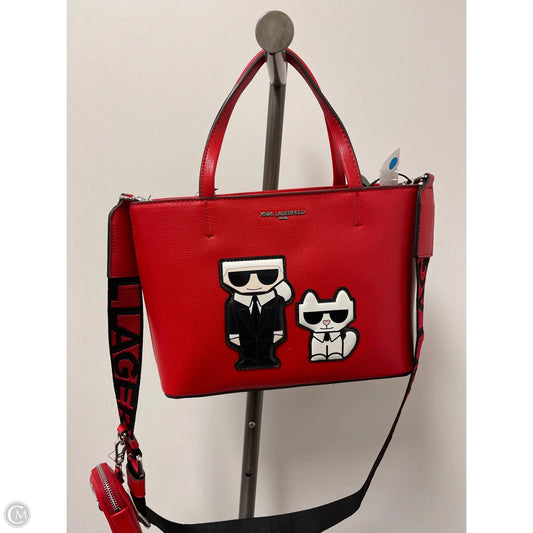 Handbag Designer By Karl Lagerfeld, Size: Medium