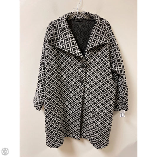 Coat Other By Clothes Mentor In Black & Grey, Size: L