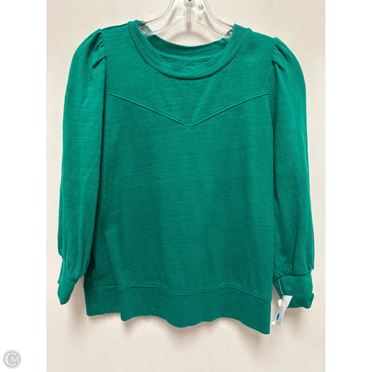 Top Long Sleeve By Loft In Green, Size: Xs