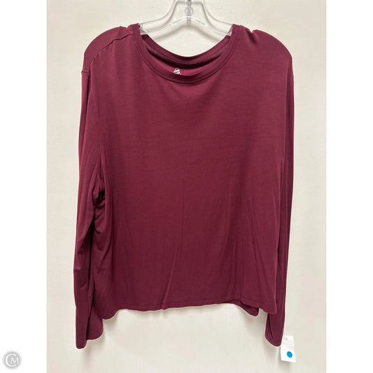 Top Long Sleeve By Lou And Grey In Red, Size: Xl