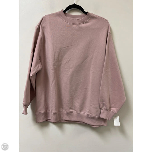 Sweatshirt Crewneck By Divided In Pink, Size: S