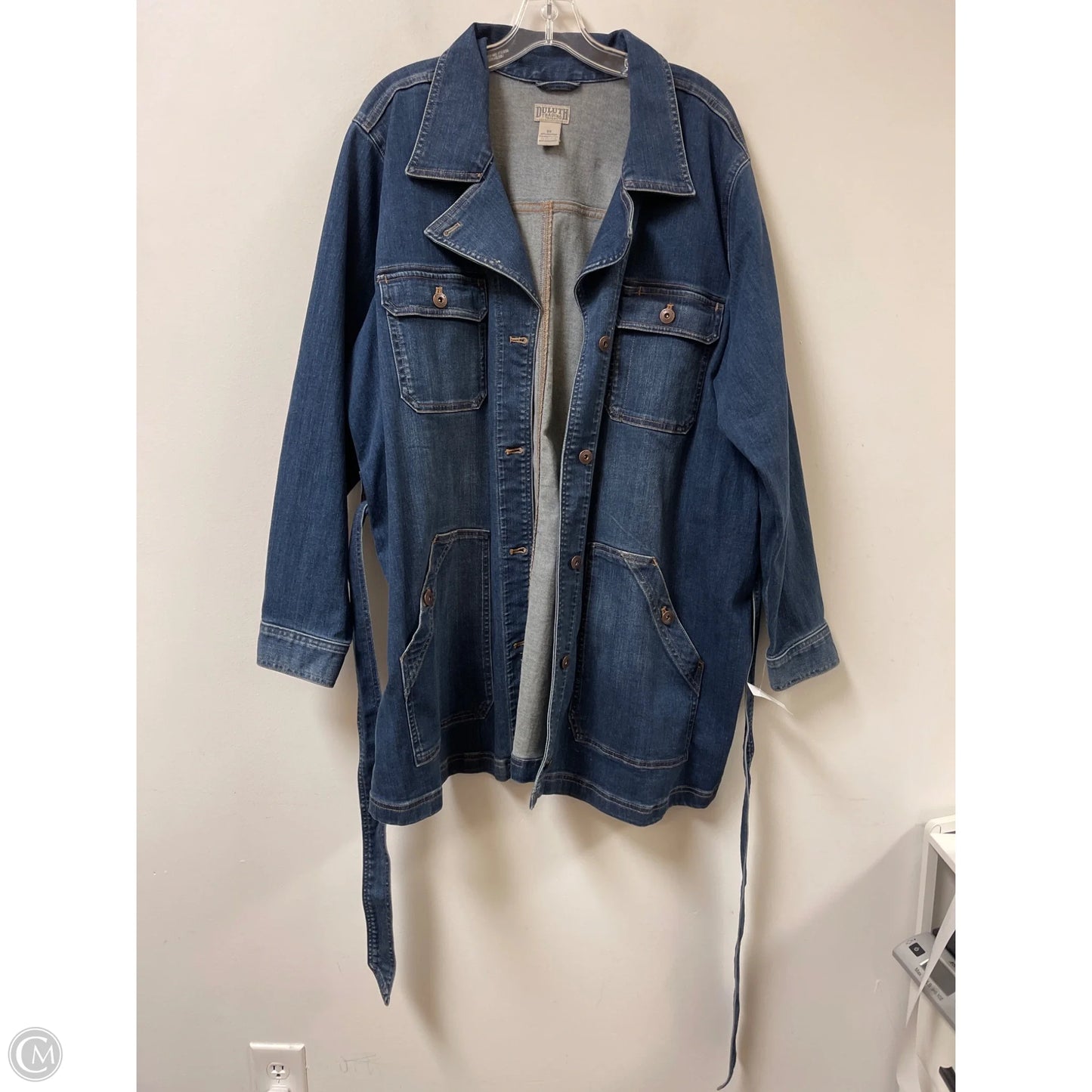 Jacket Denim By Duluth Trading In Blue Denim, Size: 2x