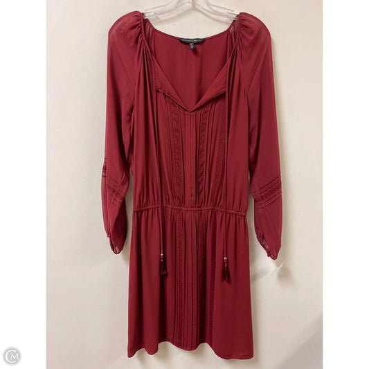 Dress Casual Short By White House Black Market In Red, Size: M