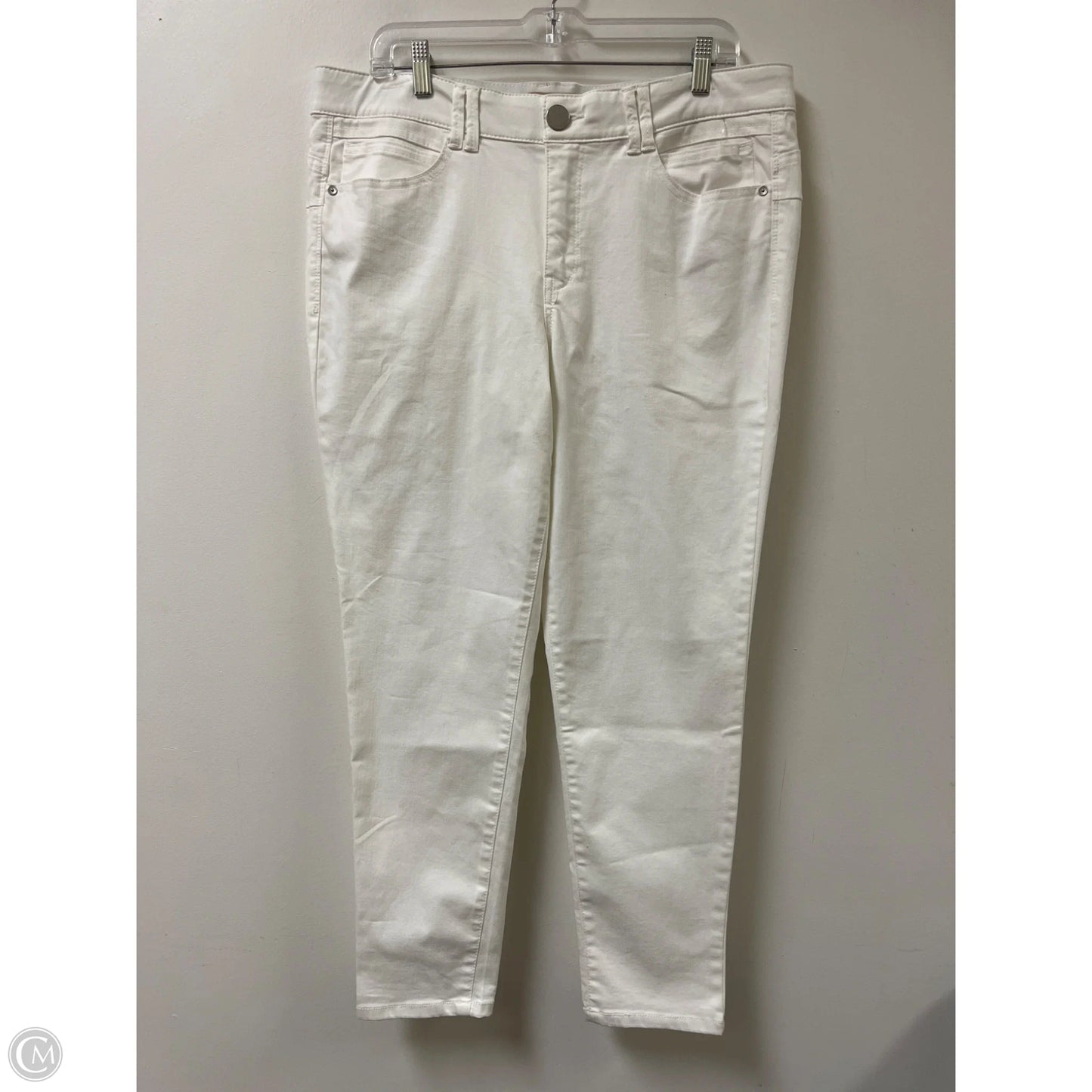 Jeans Skinny By Democracy In White, Size: 16