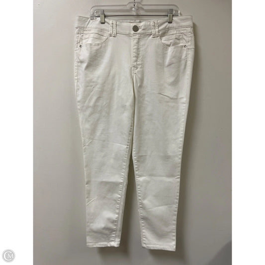 Jeans Skinny By Democracy In White, Size: 16