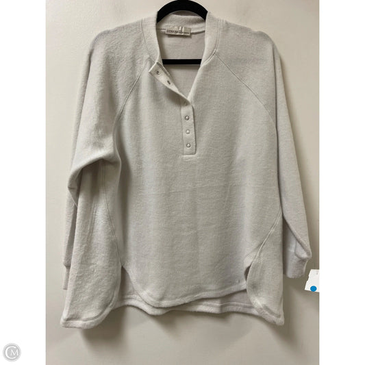Sweater By Zenana In White, Size: M