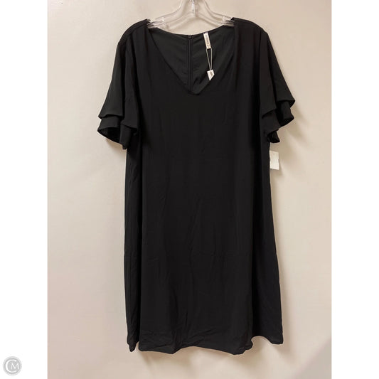 Dress Casual Midi By Clothes Mentor In Black, Size: Xl