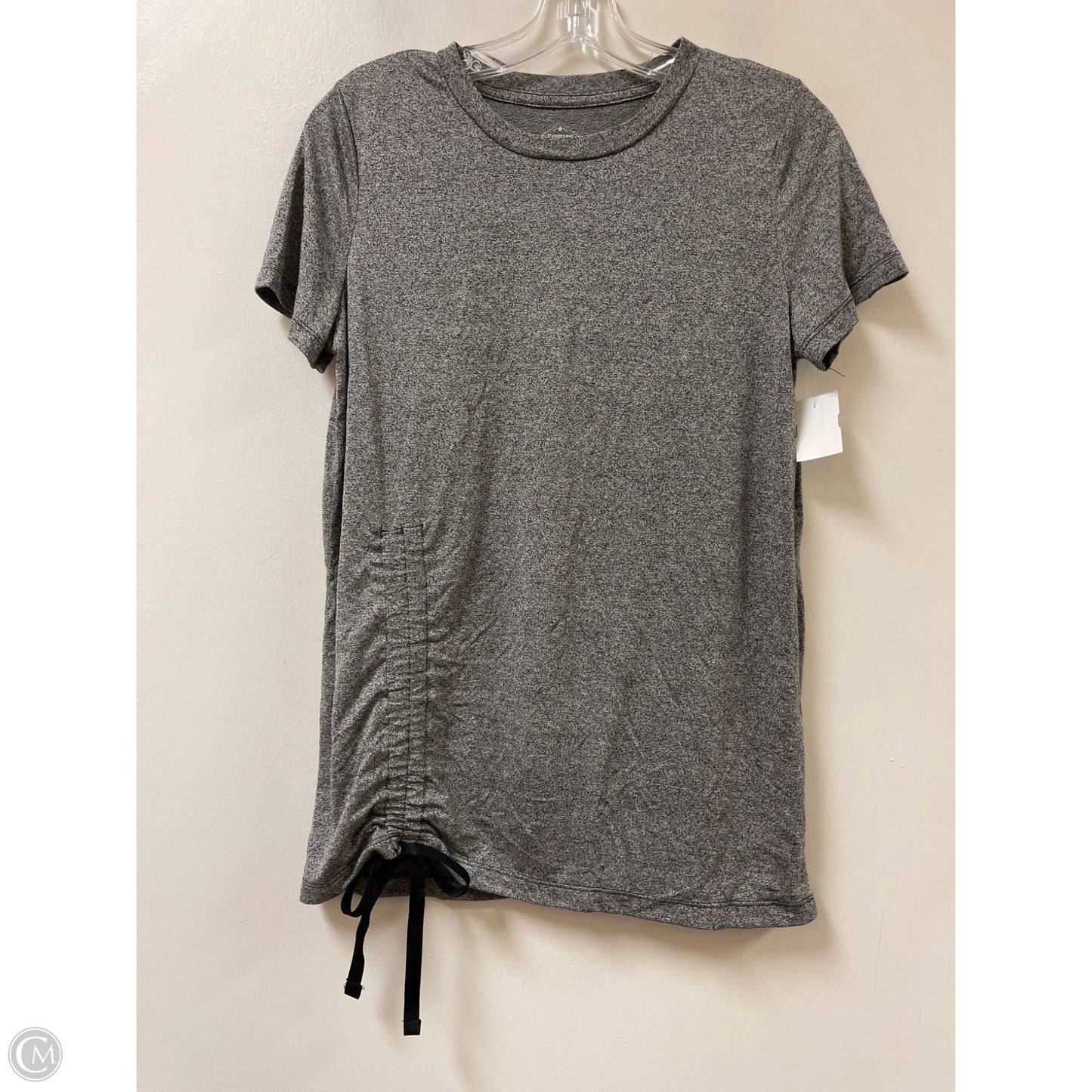 Athletic Top Short Sleeve By St Johns Bay In Grey, Size: M