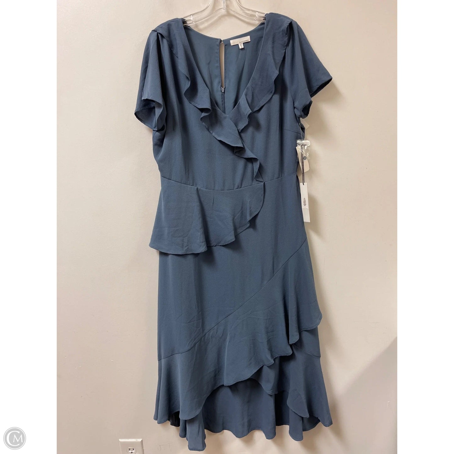 Dress Casual Maxi By June & Hudson In Blue, Size: Xl