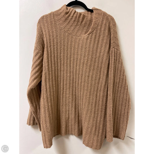 Sweater By Universal Thread In Brown, Size: 1x