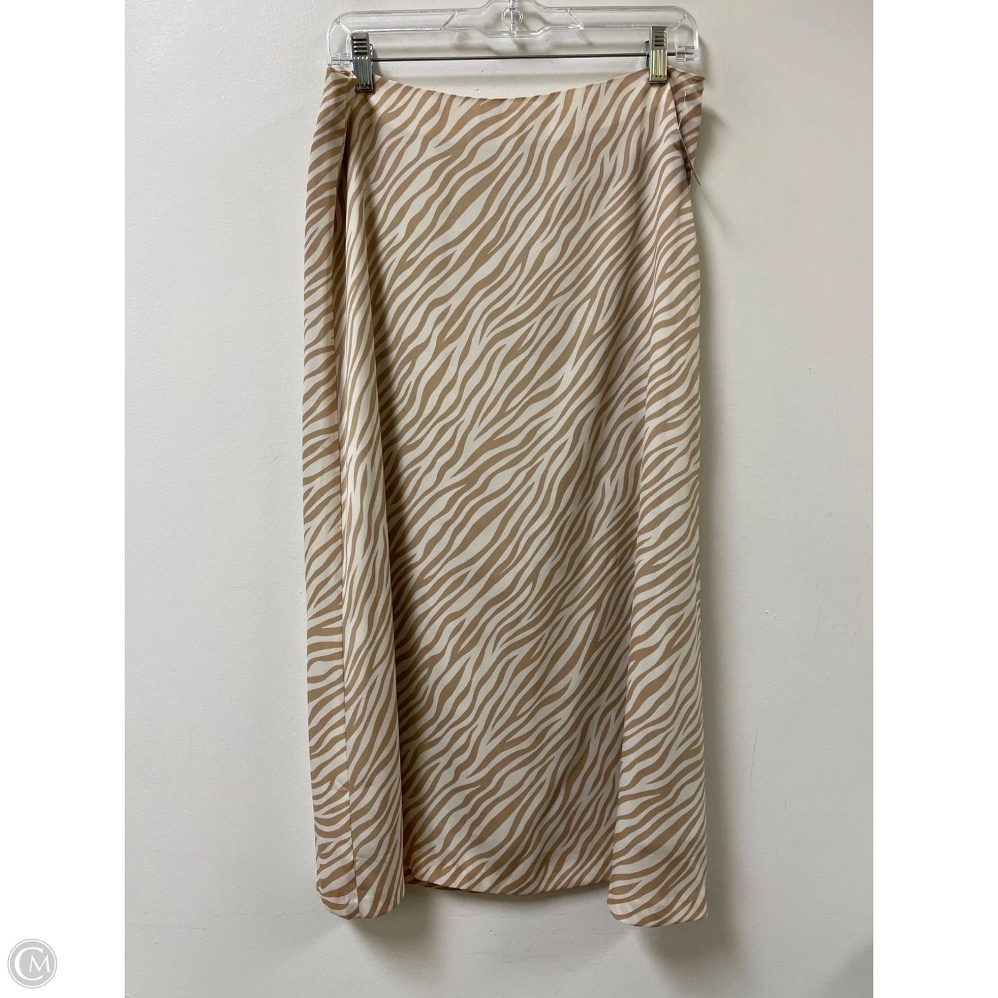 Skirt Midi By Ann Taylor In Cream & White, Size: 8