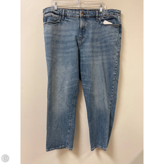 Jeans Boyfriend By Ana In Blue Denim, Size: 18