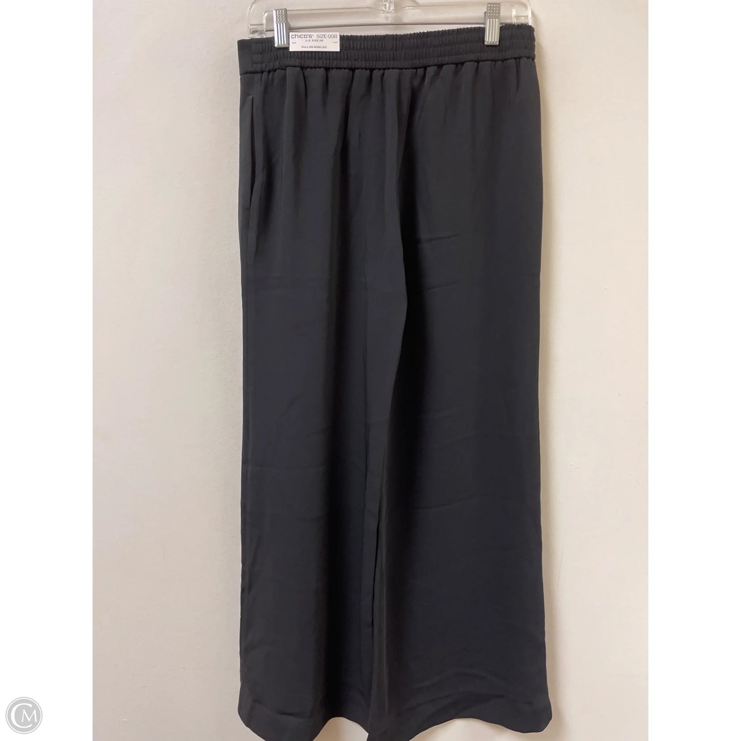 Pants Wide Leg By Chicos In Black, Size: 2