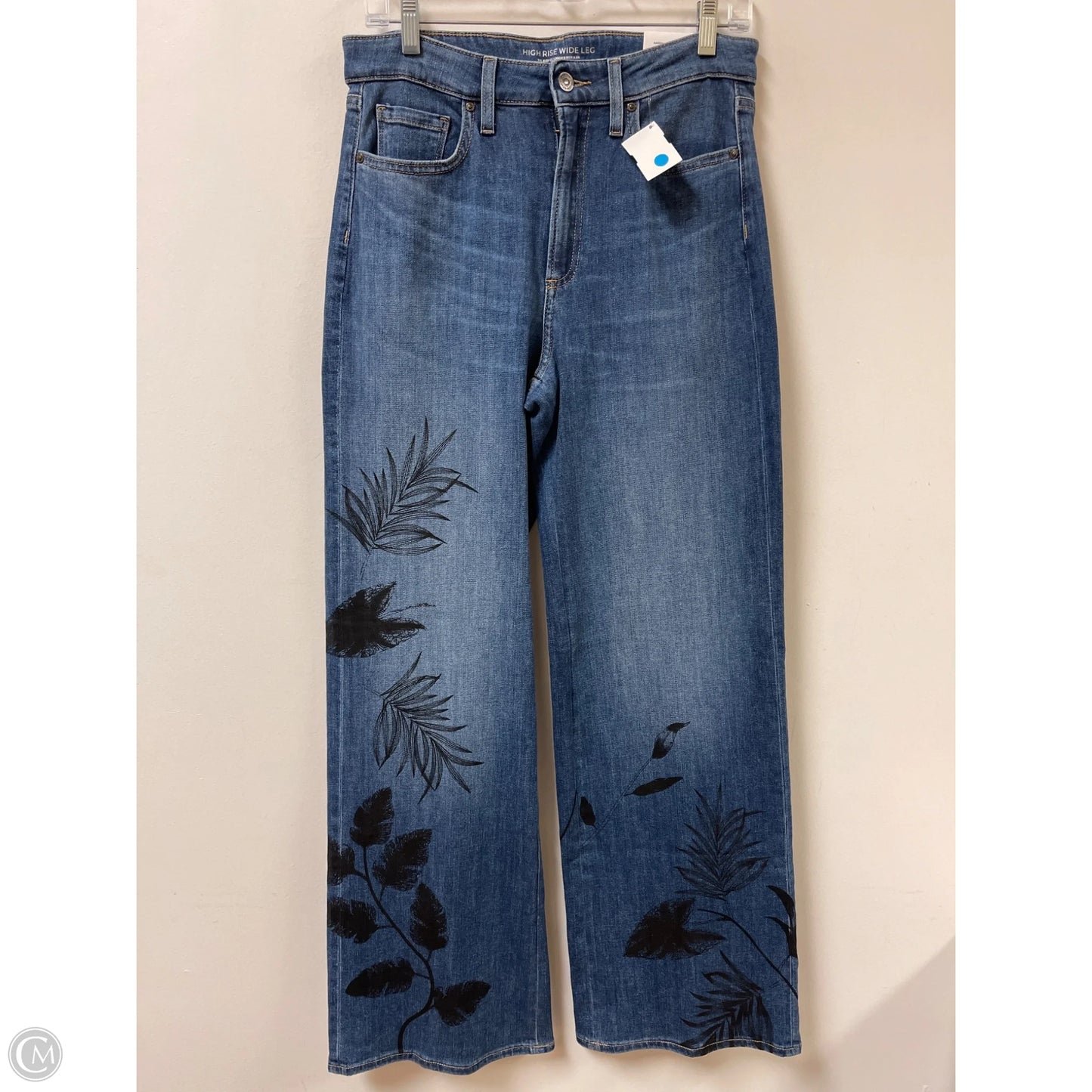 Jeans Wide Leg By Chicos In Blue Denim, Size: 6