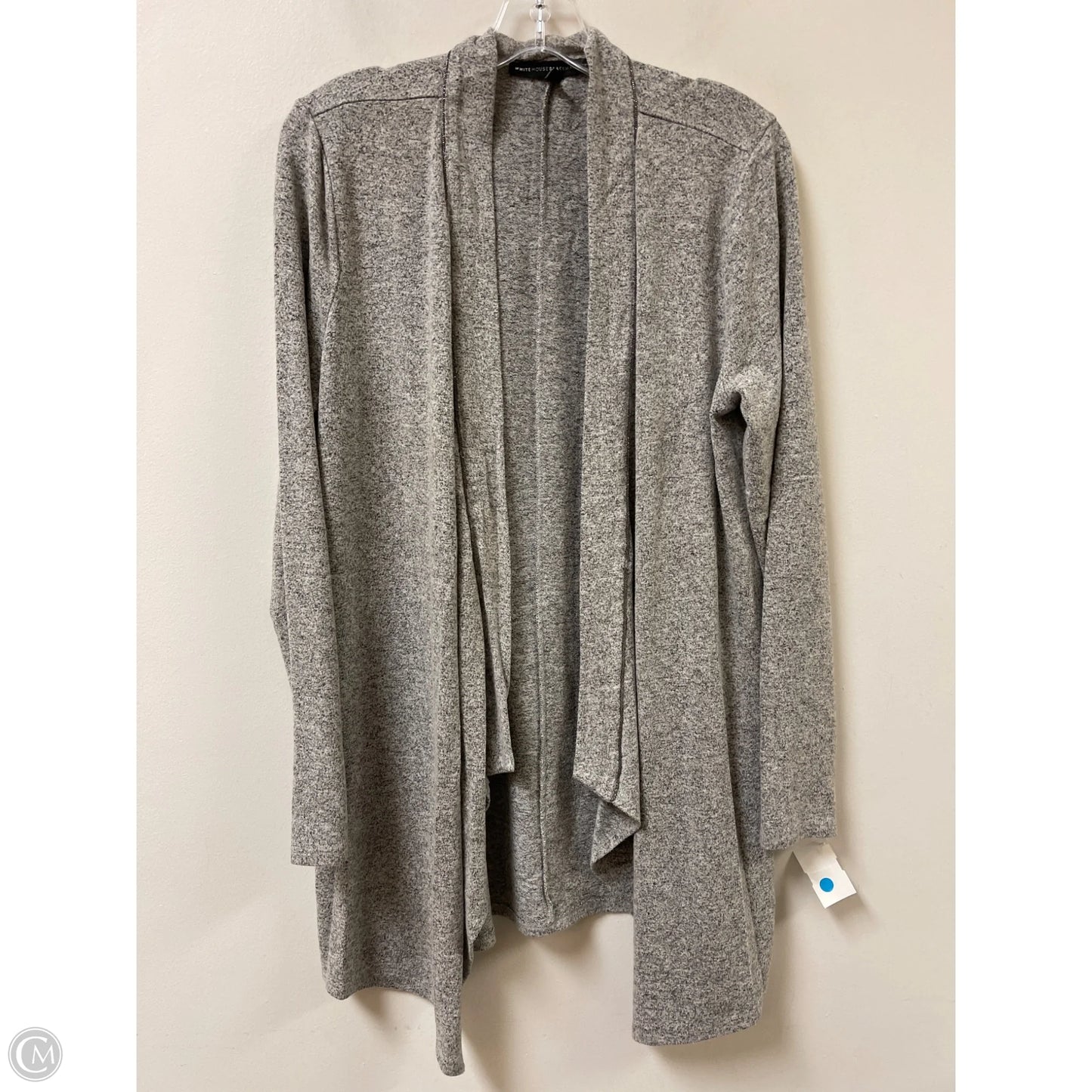 Sweater Cardigan By White House Black Market In Grey, Size: L