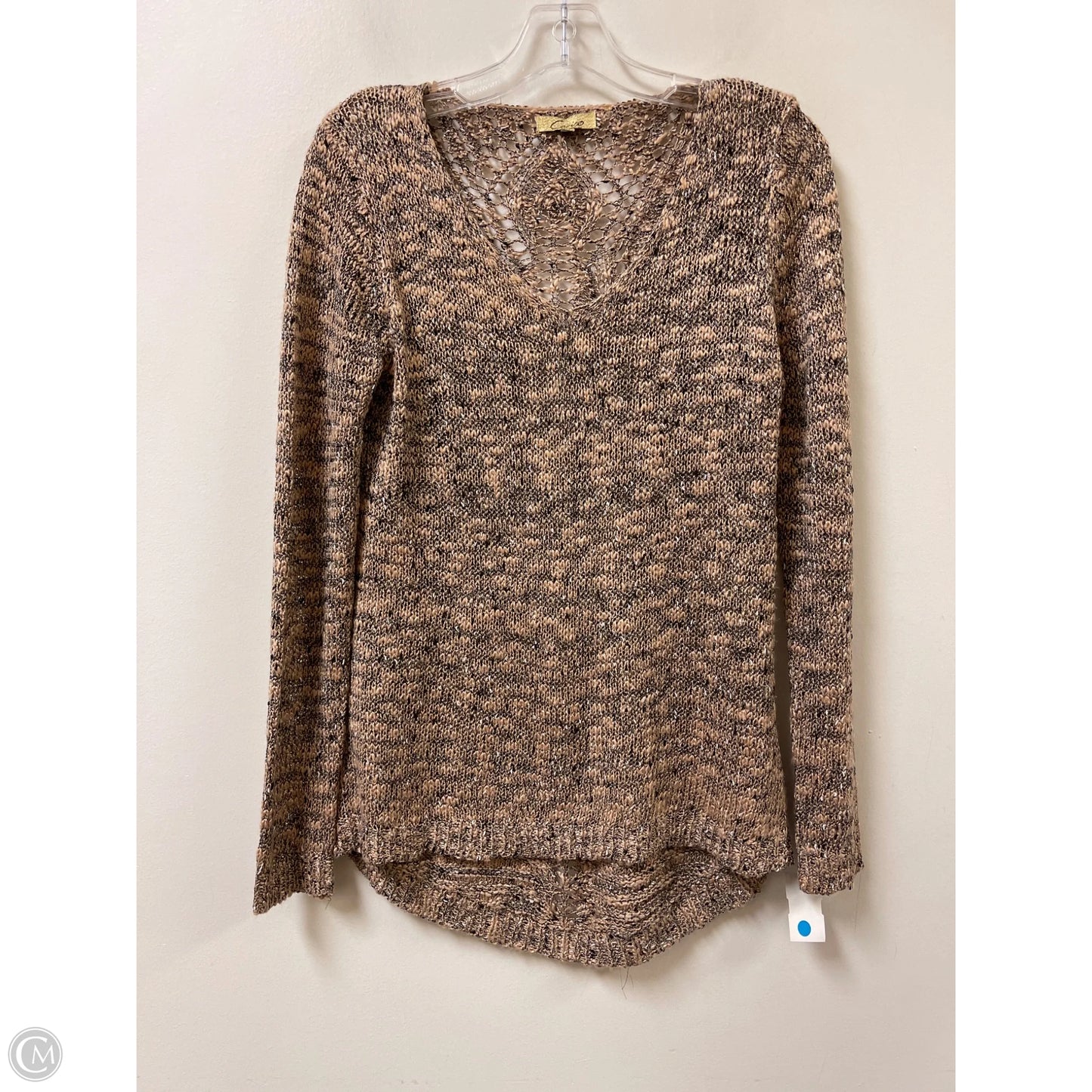 Sweater By Cecico In Brown, Size: L