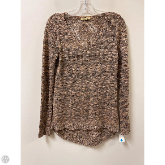 Sweater By Cecico In Brown, Size: L