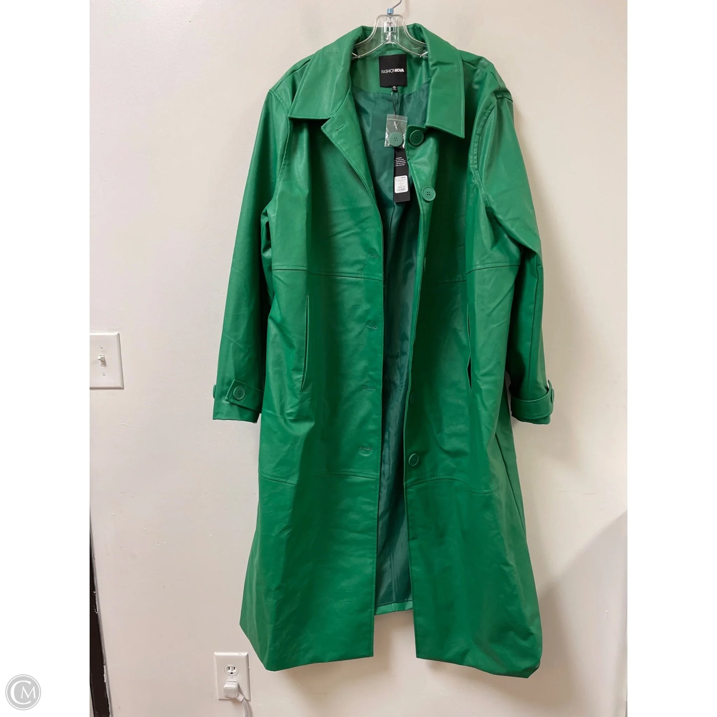 Coat Other By Fashion Nova In Green, Size: 2x
