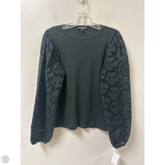 Top Long Sleeve By J. Crew In Black, Size: S