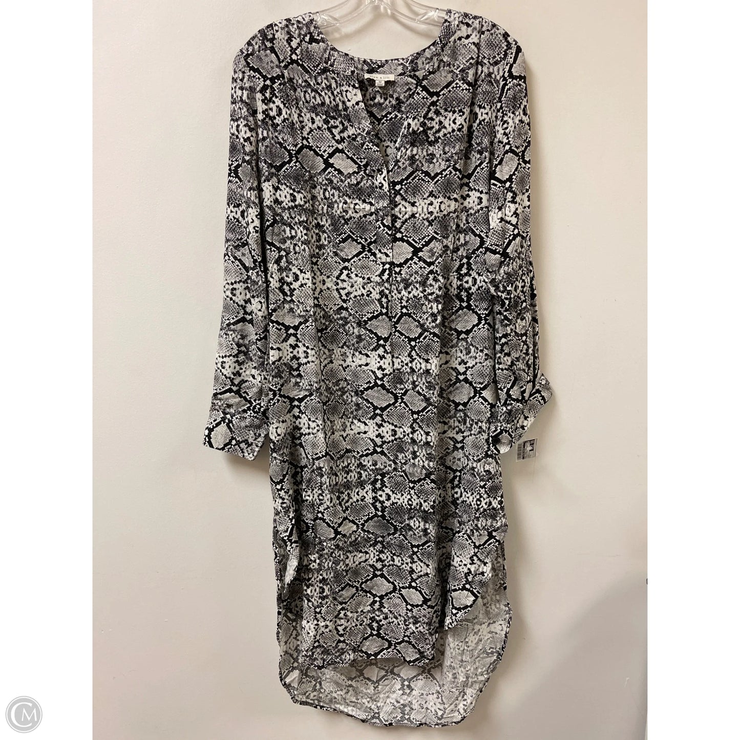 Dress Casual Midi By Clothes Mentor In Snakeskin Print, Size: M