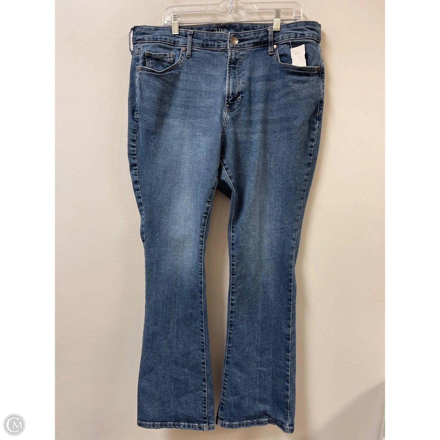 Jeans Boot Cut By Ana In Blue Denim, Size: 18
