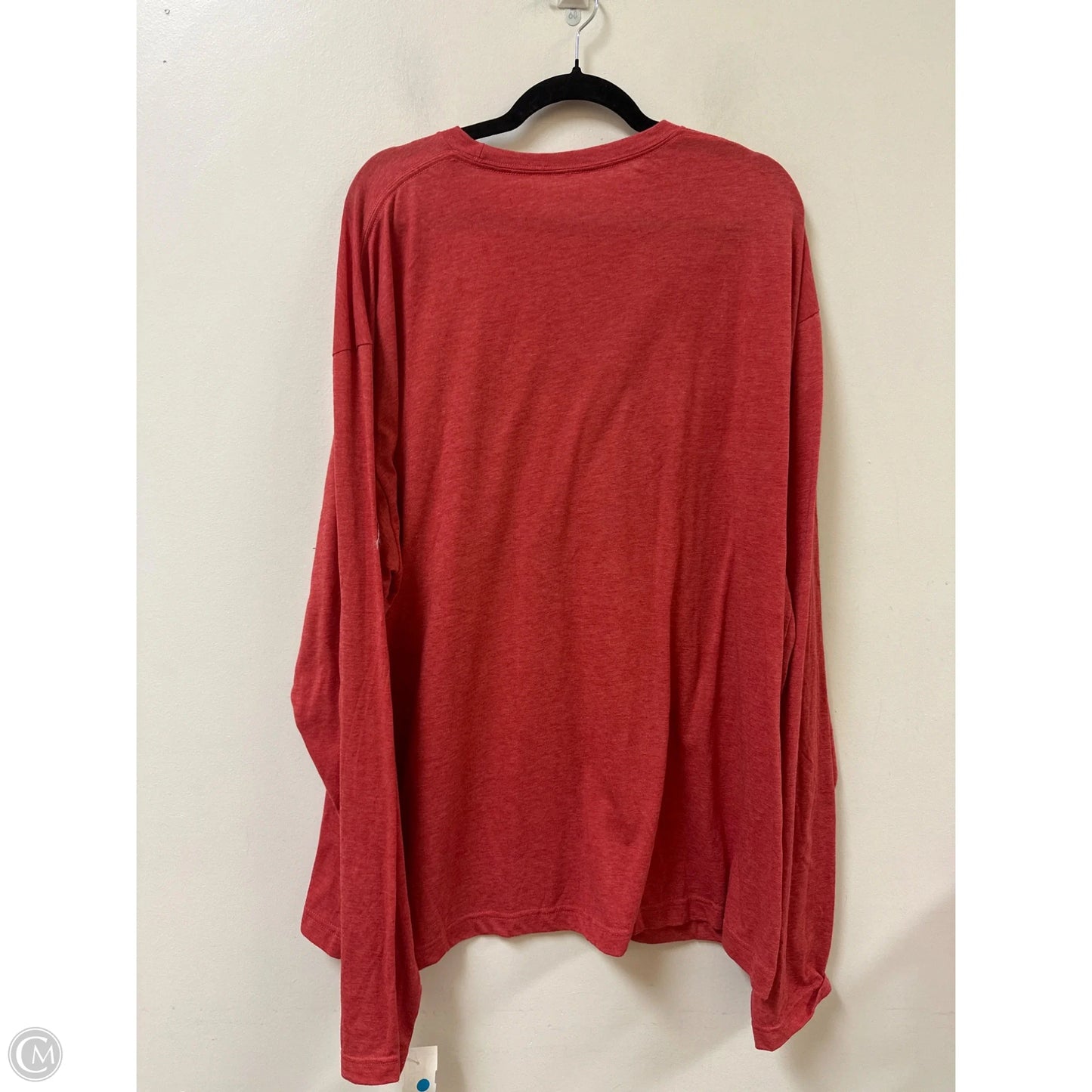 Top Long Sleeve By Clothes Mentor In Red, Size: 3x
